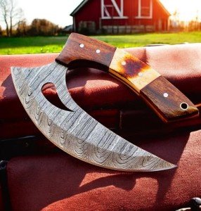 Custom Handmade Ulu Knife - Alaskan Chopper
