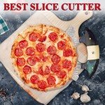 Damascus Ulu Knife with Leather Sheath & Handle