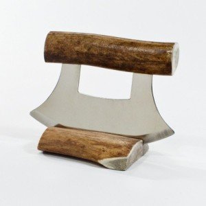 Natural Caribou Antler Ulu Knife - Alaska