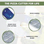 Damascus Steel Alaskan Ulu Knife with Sheath