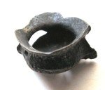 Ancient Tibetan Tokche Bowl: "Falls From Sky" Amulet