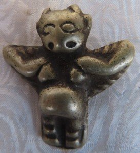 Handmade Tibetan Bronze Garuda Thokcha Pendant