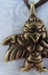 Handmade Tibetan Bronze Garuda Thokcha Pendant