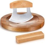Ulu Knife & Cutting Board Set with Stand