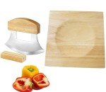 Alaska Ulu Knife and Chopping Bowl Set