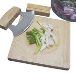 Alaska Ulu Knife and Chopping Bowl Set