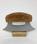Alaska Forget-Me-Not Ulu Knife Set with Bowl