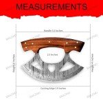 Damascus Ulu Knife - 5.75" Multi-Purpose Tool