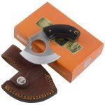 Marbles Horn Ulu Skinner Fixed Blade Knife