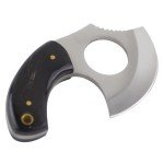 Marbles Horn Ulu Skinner Fixed Blade Knife