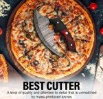 Shanzay SK Damascus Ulu Knife with Leather Sheath