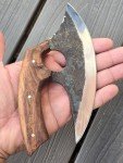 Alaskan Ulu Knife with Carbon Steel and Sheath