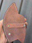 Alaskan Ulu Knife with Carbon Steel and Sheath
