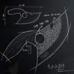 Hand Forged Viking Ulu Boning Knife for Meat