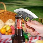 Hand Forged Viking Ulu Boning Knife for Meat