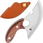 TIVOLI Handmade 5-Inch Ulu Knife with Sheath