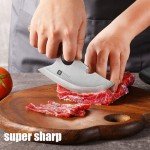 TIVOLI Handmade 5-Inch Ulu Knife with Sheath