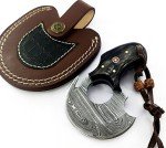 Alaskan Damascus Steel Ulu Knife - 4