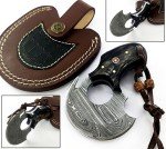 Alaskan Damascus Steel Ulu Knife - 4