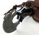 Alaskan Damascus Steel Ulu Knife - 4