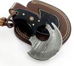 Alaskan Damascus Steel Ulu Knife - 4