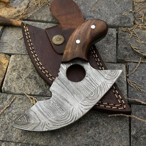 Shard Ulu Knife with Sheath & Bottle Opener