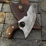 Shard Ulu Knife with Sheath & Bottle Opener