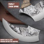 TIVOLI 9-Inch Ulu Knife & Pizza Cutter