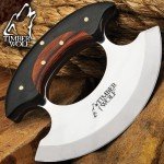 Timber Wolf Ulu Knife with Sheath – 3.75