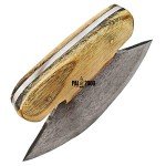 Handmade 6-Inch Damascus Steel Ulu Knife