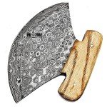 Handmade 6-Inch Damascus Steel Ulu Knife