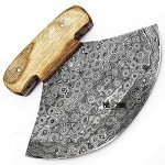 Handmade 6-Inch Damascus Steel Ulu Knife