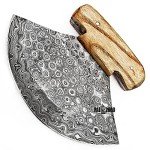 Handmade 6-Inch Damascus Steel Ulu Knife