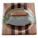 Alaska Ulu Knife Set with Wooden Handle & Board