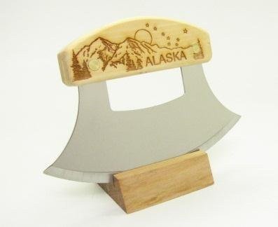 Inupiat Birch Ulu Knife - Big Dipper Design