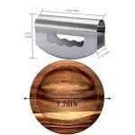 Ulu Knife Mezzaluna Salad Chopper Set