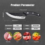 Hand Forged Ulu Knife for Meat Cutting