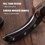 Hand Forged Ulu Knife for Meat Cutting