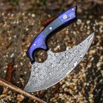 6-Inch Ulu Knife for Rocking, Mincing & Slicing