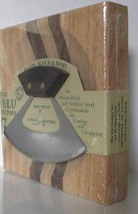 7.25" Deep Dish Chopping Bowl & Ulu Knife