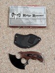 Ridge Runner Modified Ulu Knife with Sheath