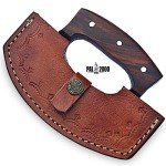 Alaskan Handmade Ulu Knife with Damascus Steel