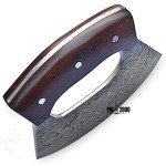 Alaskan Handmade Ulu Knife with Damascus Steel
