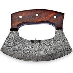 Alaskan Handmade Ulu Knife with Damascus Steel