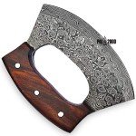 Alaskan Handmade Ulu Knife with Damascus Steel