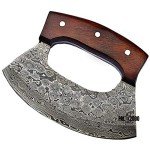 Alaskan Handmade Ulu Knife with Damascus Steel