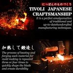 TIVOLI Hand-Forged Ulu Knife with Sheath & Gift Box