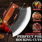 TIVOLI Hand-Forged Ulu Knife with Sheath & Gift Box