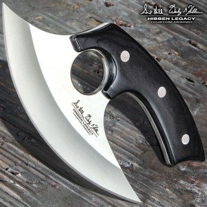 Hibben Legacy Ulu Knife with Leather Sheath