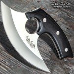 Hibben Legacy Ulu Knife with Leather Sheath